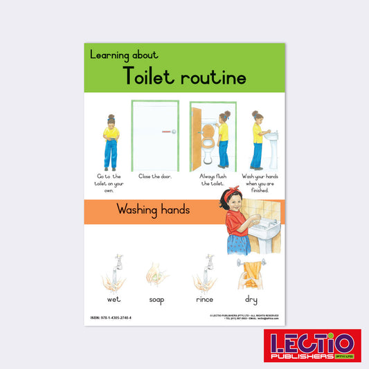 Learning about toilet routine